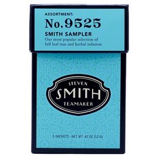 STEVEN SMITH TEAMAKER No.9525 史密斯精選組, 1個, 玫瑰城玄米茶 + 佛手柑伯爵茶 2包 + 大芙蓉花茶 2包