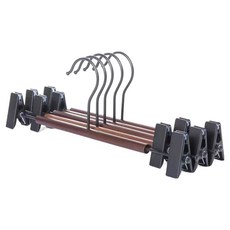 Mashatu 衣櫃整理防滑裙褲架, 黑色, 5個