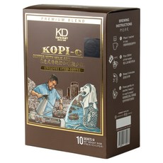 KGG Coffee Roasters 新加坡濾掛咖啡包 牛奶咖啡 Kopi C, 1個, 10入, 27g