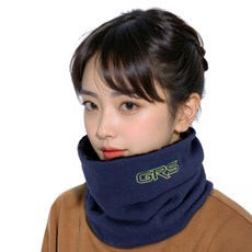 GROOVSTAR GRS Niko 刷毛運動圍脖, 海軍藍, 1個