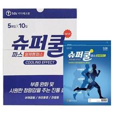 티디에스팜 일체형 슈퍼쿨 파스, 10개, 5개입