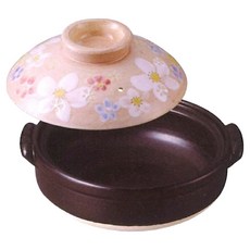 平尾製陶 深型砂鍋 9號 花化妝 2.9L, 1個, 28cm