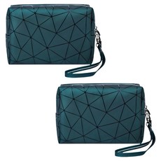 八腳菱紋便攜化妝收納包 2個