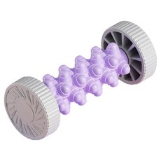 QIDINA 足底放鬆指壓滾輪按摩棒, 1個, 悠然紫