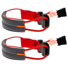 Taminayo 簡約夜間安全臂帶, 2個, 紅色