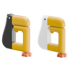 윈프라이스 덕후크 책상 가방걸이, 블랙, 화이트, 2개