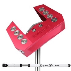 MISSILE GOLF 高爾夫 Zero Torque 掃帚式推桿 粉紅色 111cm, 2度