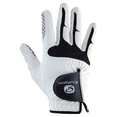 유니크에픽 남성용 SP 실리콘 합피 골프장갑 오른손착용, 1개, 화이트블랙