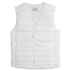 M.N.C 男女通用超輕簡約圓領羽絨背心 MDPD734TE