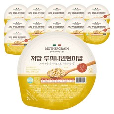 뉴프라이스 마더그레인 저당 루피니빈현미밥, 12개, 130g