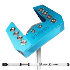 MISSILE GOLF 高爾夫 Zero Torque 掃帚式推桿 海洋藍 109cm, 2度