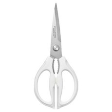 스틸웍스 멜로우 주방가위, 스틸화이트, 1개