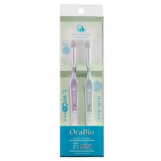 OraBio 狗狗貓咪迷你牙刷2件組, 1套, 薰衣草, 藍色