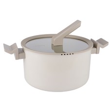 DORCO 多可樂客 電磁爐IH Marine雙耳鍋, 1個, 24cm, 米色