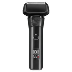 컴스 억센 수염 절삭용 C타입충전 차량 건식 습식 5중날 충전식 전기면도기, SH432, 블랙