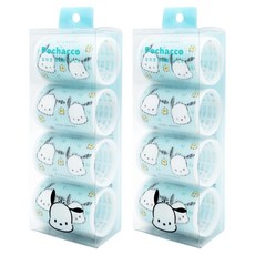 산리오 포차코 헤어롤 4p, 2개, 민트