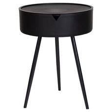 樂嫚妮 輕鬆取托盤茶几桌, 黑色