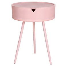 樂嫚妮 輕鬆取托盤茶几桌, 粉色
