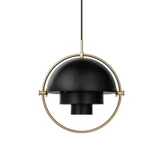 gooby Multi-Lite 黃銅吊燈, 黑色