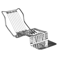 pulsiva 不鏽鋼水煮蛋切片器, 1個, 銀色