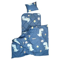 EmBrace 英柏絲 萊賽爾纖維兒童三件組, 恐龍好朋友 藍色