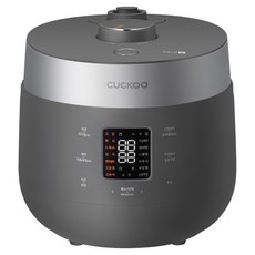 쿠쿠 트윈프레셔 더 라이트 전기 압력밥솥 6인용, 어반그레이, CRP-ST0615FGSM
