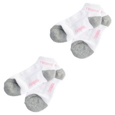 renoma GOLF 女性用360度環繞鬆緊帶緩衝UP多角度運動襪 2雙組 RMAC-W, 白色