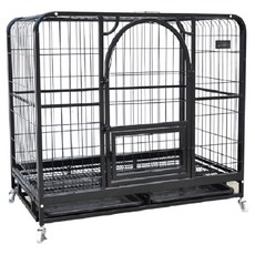 彬彬小舖 方管加粗狗籠 95 x 65 x 84cm, 1個, 黑色