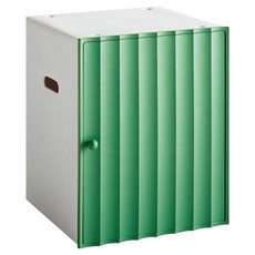 wizhome 韓國產Lumina Temba衣服整理衣櫥收納整理箱生活箱, 綠色, 1個