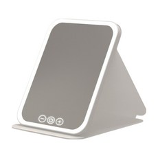 附燈化妝鏡 大號, 白色