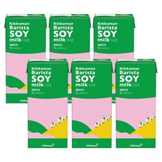 기꼬만 두유 바리스타, 6개, 1L