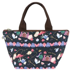 uma hana 異想印花防水包/三角便當袋, 1個, 黑色