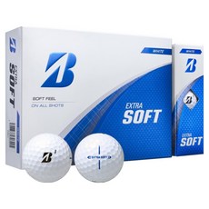 BRIDGESTONE GOLF 25 超軟高爾夫球 2層, 4套, 3入, 白色