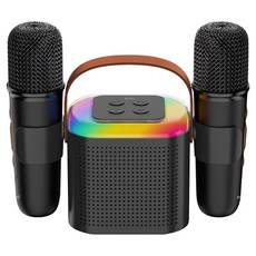 아이노비아 무선 오르미 큐브 블루투스 노래방 스피커 마이크, ORM-GSPC, 블랙