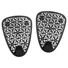 KOMINE 蜂巢款腰部緩衝支撐墊, 2個, 黑色