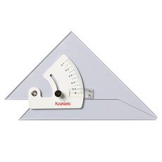 KORING 模板角度三角尺 20cm KS-4-20, 1個, 混合顏色