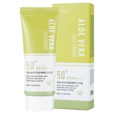 Real Nature蘆薈防曬乳 SPF50+ PA++++, 1個, 60ml