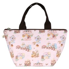 uma hana 森樂園印花防水包/三角便當袋, 1個, 粉紅色