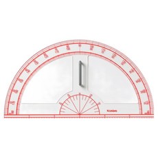 KORING 模板 教學用量角器 KF-2-701, 1個, 混合顏色