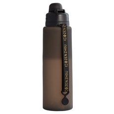 ZEN ZHOU 仁舟淨塑 捲捲矽水瓶3.0, 1個, 夜黑, 600ml