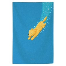 어번던스 견종백과 강아지 일러스트 패브릭 포스터 가리개 커튼 포스터, GM 871061