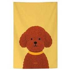 어번던스 견종백과 강아지 일러스트 패브릭 포스터 가리개 커튼 포스터, GM 871062