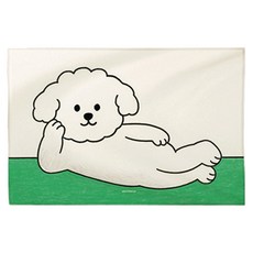 어번던스 견종백과 강아지 일러스트 패브릭 포스터 가리개 커튼 포스터, GM 871055