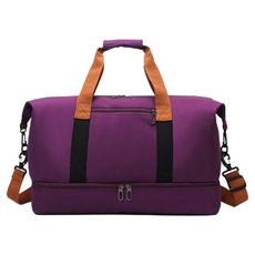 First Fit 健身行李袋, 紫色, 1個
