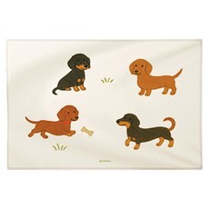 어번던스 견종백과 강아지 일러스트 패브릭 포스터 가리개 커튼 포스터, GM 871053