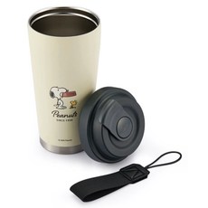 Skater STEM5 不鏽鋼 Easy 馬克杯瓶, 1個, 480ml, 史努比