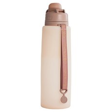 ZEN ZHOU 仁舟淨塑 捲捲矽水瓶3.0, 1個, 栗沙, 600ml