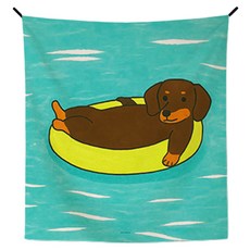 어번던스 견종백과 강아지 일러스트 패브릭 포스터 가리개 커튼 행잉, GM 871052