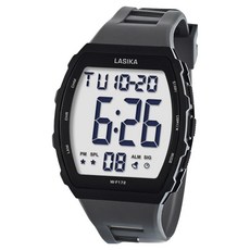 Focus & Choice 精緻運動風運動手錶, 1個, 黑色