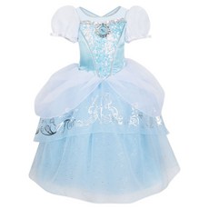 迪士尼商店 兒童公主仙杜瑞拉洋裝 角色扮演服 ver 1 7-8歲, 1個, 混合顏色